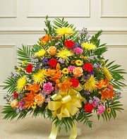 Multicolor Bright Sympathy Floor Basket