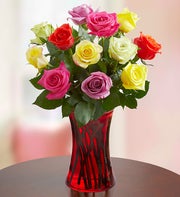 Assorted Roses, 12 Stems
