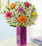 Assorted Rose and Peruvian Lily