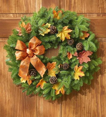 Fall Foliage Wreath