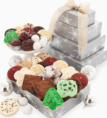 Cheryl's Sparkle Snowfall Bakery Tower