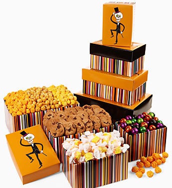 The Popcorn Factory Mr. Bonejangles Snack Tower