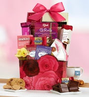 Roses 'N Romance Decadent Sweets Basket