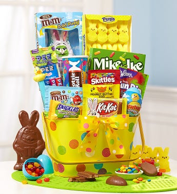 Happy Easter Dots Gift Basket