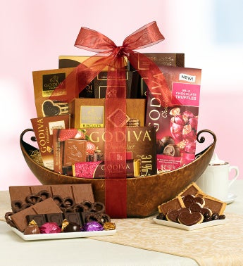 Godiva� Grande Valentine Basket