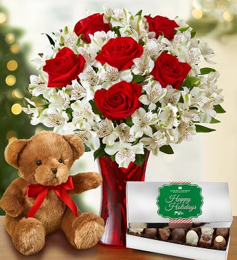 Glad Tidings Rose & Lily + Bear and Free Chocolate