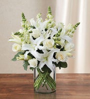 Classic All White Sympathy Arrangement