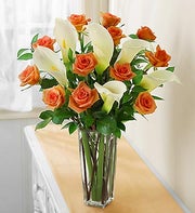 Autumn Rose & Calla Lily Bouquet