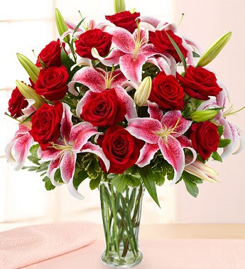 Elegant Rose & Lily Bouquet