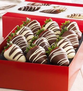 Fannie May Chocolate Strawberries 12 ct