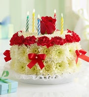 Birthday Cake made of Flowers