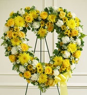 Funeral Standing Hearts