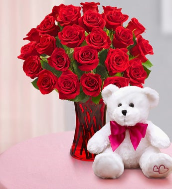 Two Dozen Romantic Red Roses