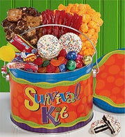 The Popcorn Factory Survival Kit Treats Pail