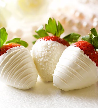 Fannie May Bridal Bliss Strawberries 6 ct