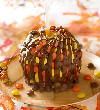 Fall Caramel Apple with Reese's� Pieces