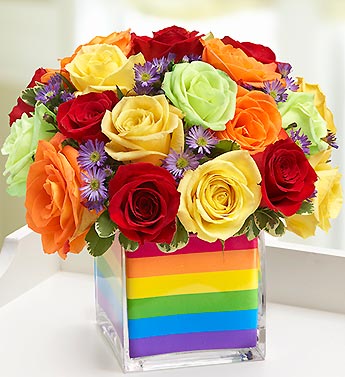 The Rainbow Bouquet? - Multicolored Roses