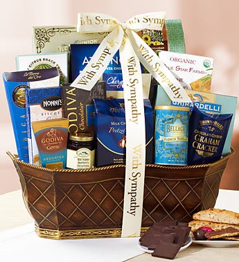 He is with You Sympathy Basket