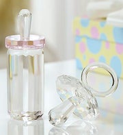 Crystal Pacifier with Baby Bottle