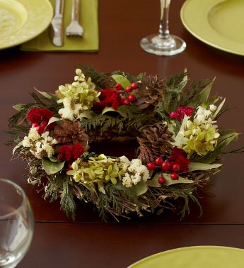 Holiday Fields Candle Ring