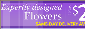 Expertly designed Flowers from $24.99