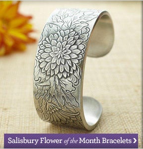 View our Salisbury Flower of the Month Bracelets Collection