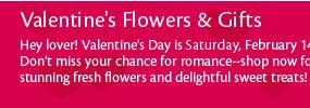 Valentine's Flowers & Gifts